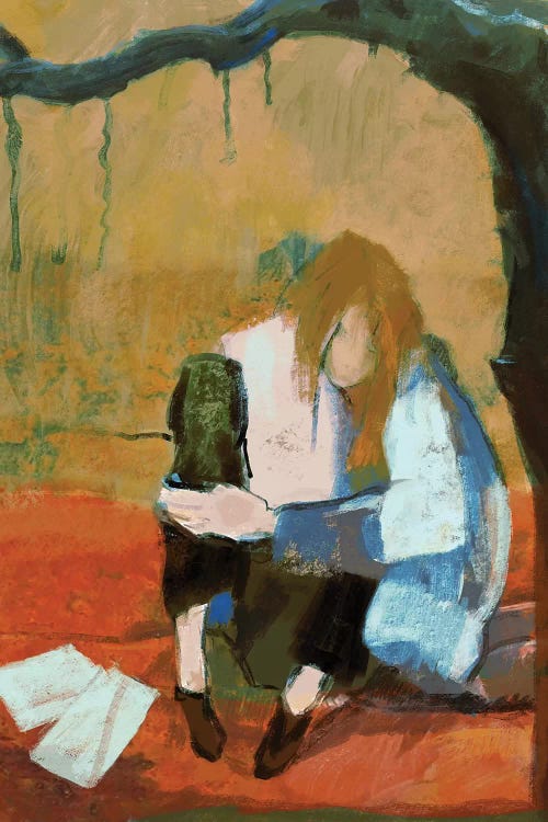 Under Sad Trees by Anikó Salamon wall art