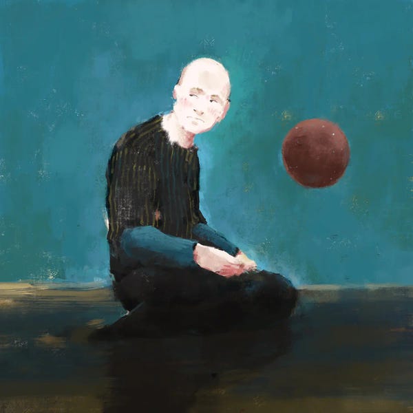 Mental Health Awareness: Thinking blue by Anikó Salamon