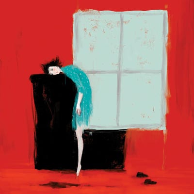 Falling by Anikó Salamon acrylic art print