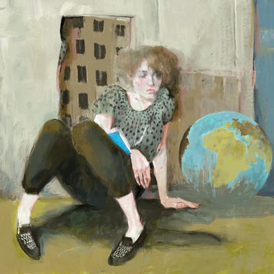 The globe by Anikó Salamon gallery poster