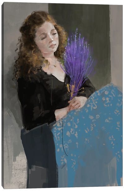 Purpleandblue Canvas Art Print - Anikó Salamon