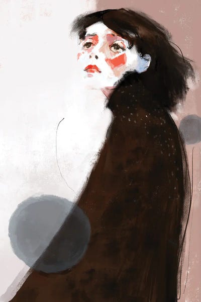 Wondering by Anikó Salamon art print