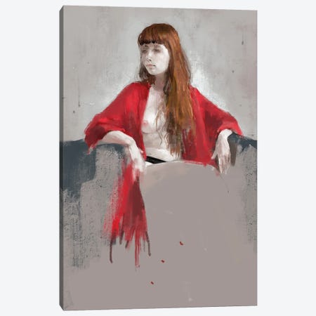 Portrait Of Youngness Canvas Print #ANI90} by Anikó Salamon Canvas Artwork