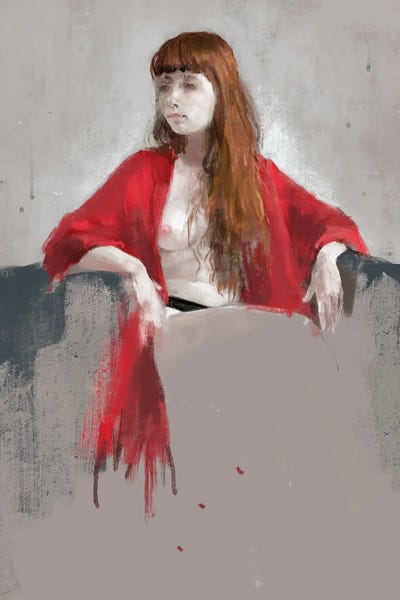 Women's Tops: Portrait Of Youngness by Anikó Salamon