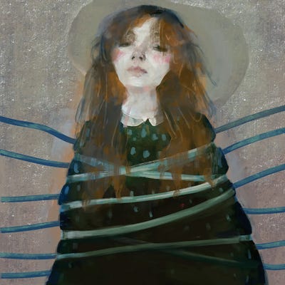 Me by Anikó Salamon art print