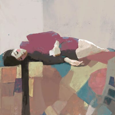 Write Me Pls by Anikó Salamon art print