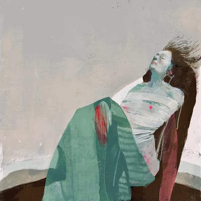 Getingold by Anikó Salamon canvas print