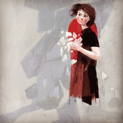 Alise by Anikó Salamon art print