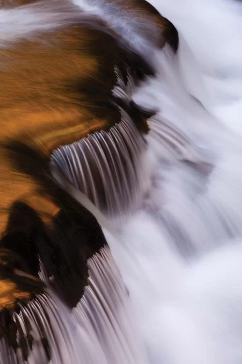 USA, Tennessee. Cascades along the Little River in the Smoky Mountains.