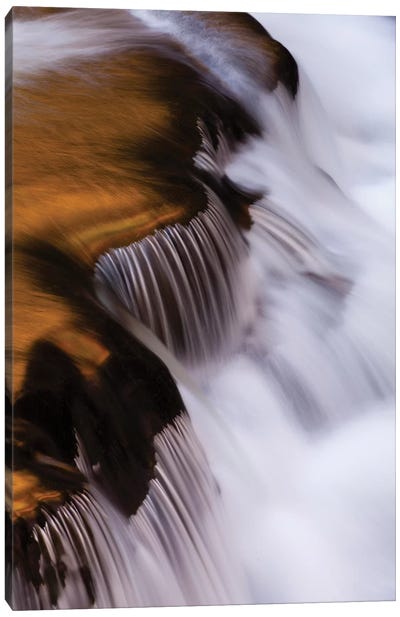 USA, Tennessee. Cascades along the Little River in the Smoky Mountains. Canvas Art Print