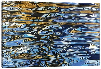 Tree Reflections Canvas Art Print - Water Art