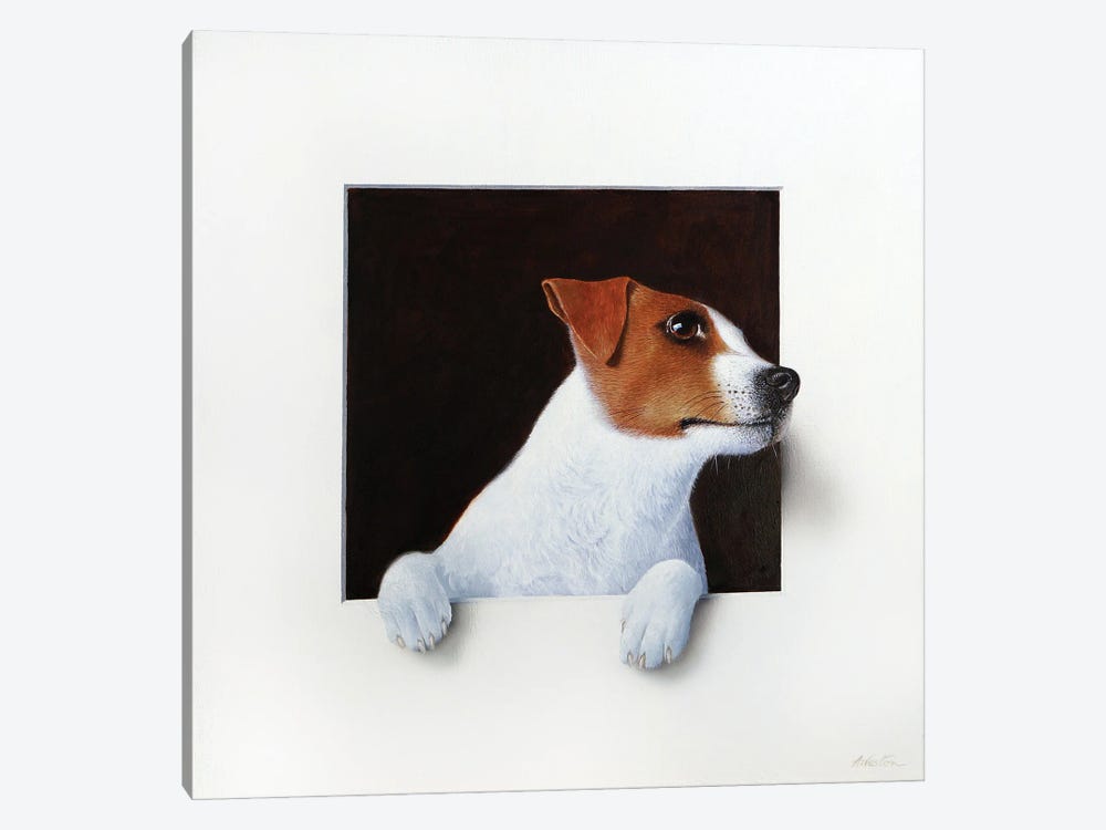 Jack Russell by Alan Weston 1-piece Canvas Artwork
