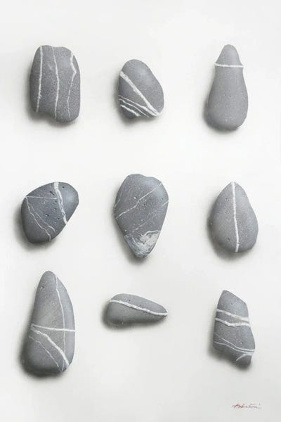 Pebbles by Alan Weston canvas print