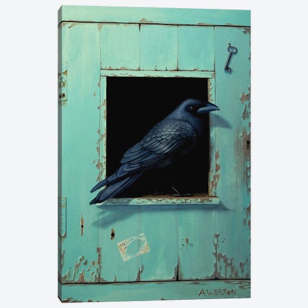 Black birds Canvas Print #ANO5} by Alan Weston Canvas Art