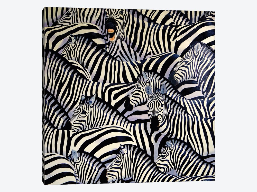 Zebra III by Alan Weston 1-piece Art Print