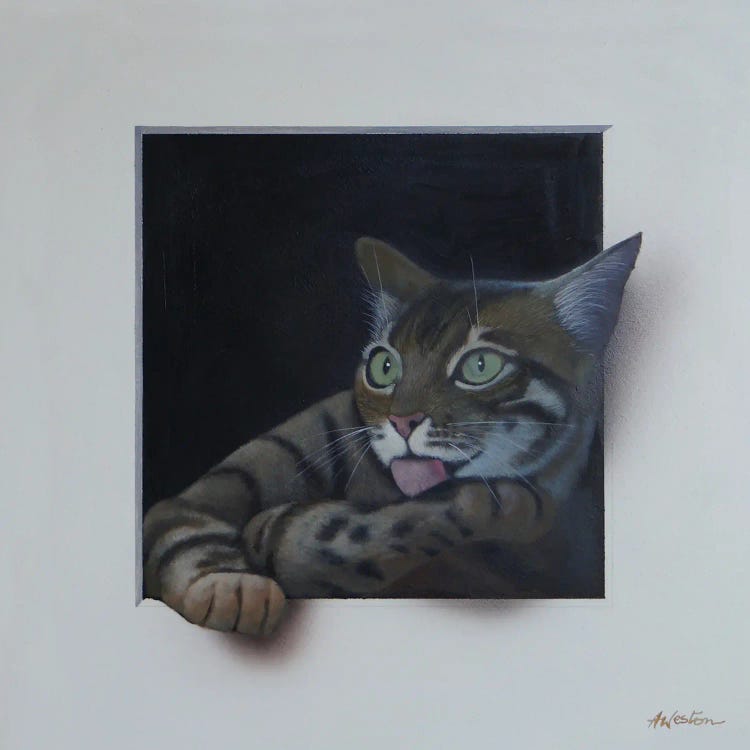 Tabby by Alan Weston wall art