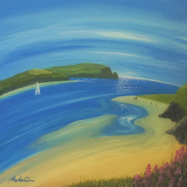Alan Weston: Rock Beach by Alan Weston