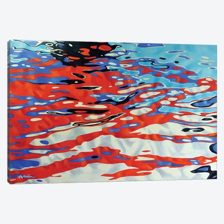 Ripples Padstow Canvas Print #ANO93} by Alan Weston Canvas Artwork
