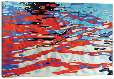 Ripples Padstow Canvas Art Print - Water Art