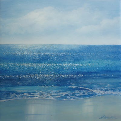 Split Beach by Alan Weston art print