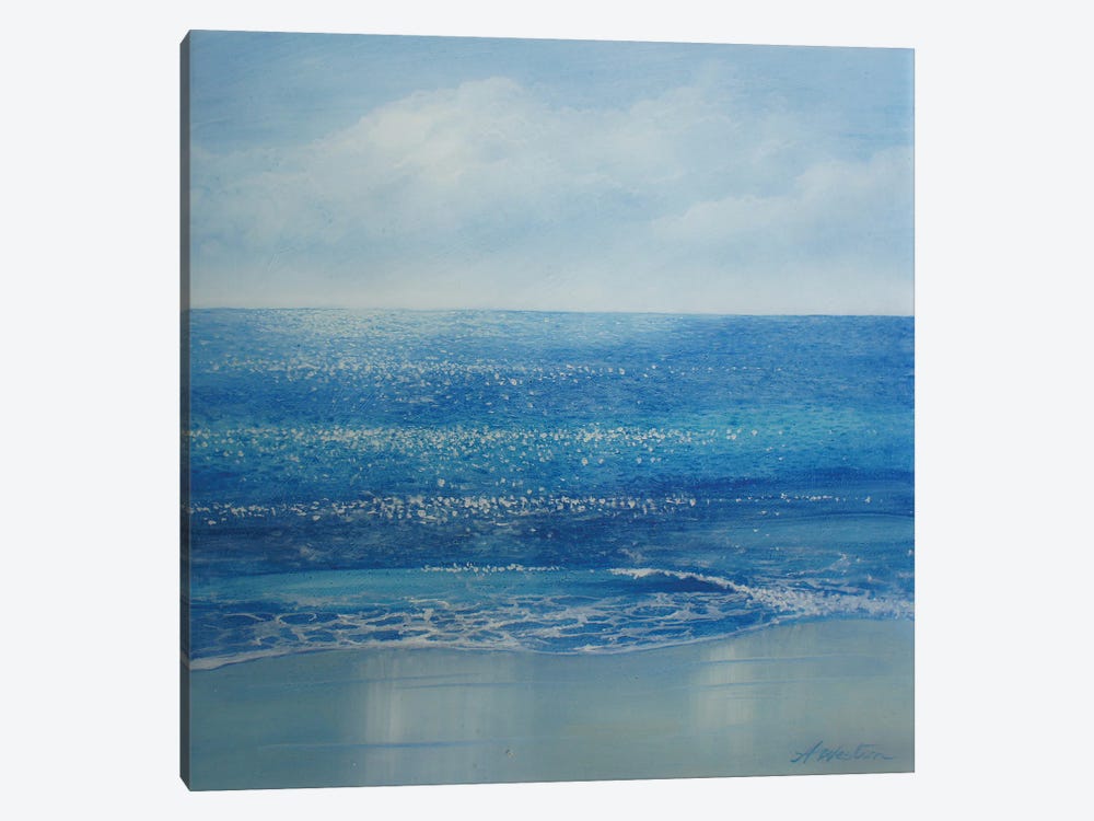 Split Beach by Alan Weston 1-piece Canvas Art
