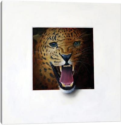 Oscelot Canvas Art Print - Cheetah Art