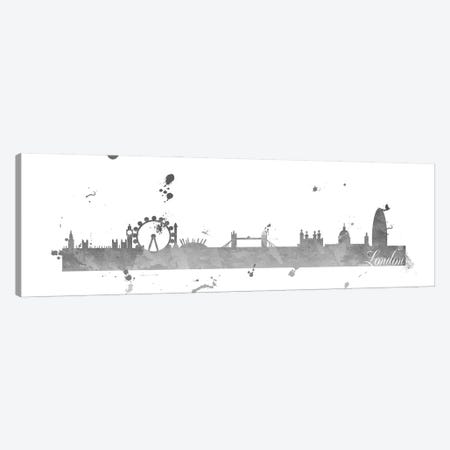 London Skyline Canvas Print #ANQ113} by Anna Quach Canvas Print