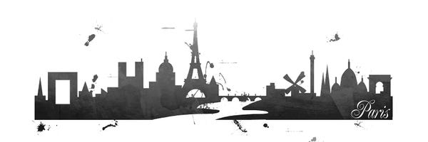 Anna Quach: Paris Skyline by Anna Quach