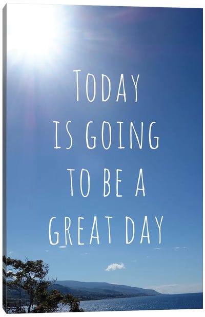 Great Day Canvas Art Print - Happiness Art