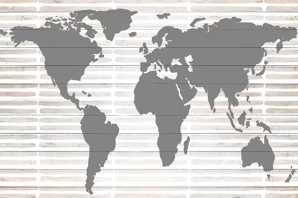 Abstract Maps: Grey Global by Anna Quach