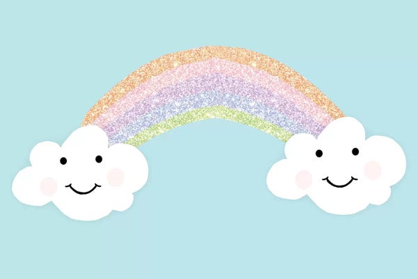 Rainbows: Happy Clouds by Anna Quach