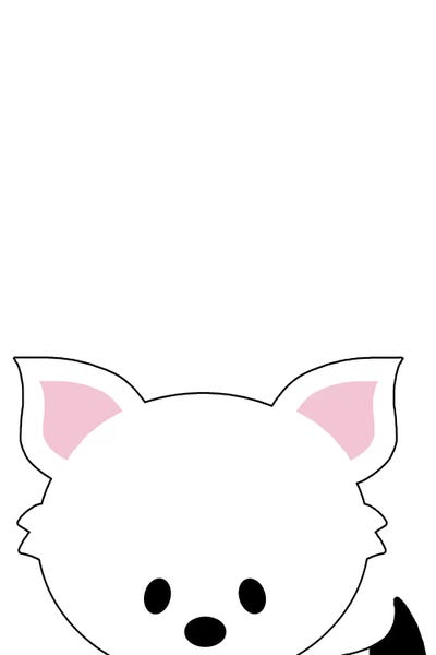 Peekaboo II by Anna Quach framed canvas print