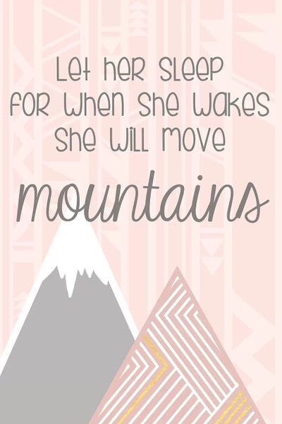 Sleeping & Napping: She'll Move Mountains by Anna Quach