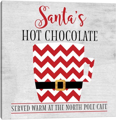 North Pole Cafe Canvas Art Print - Holiday Eats & Treats