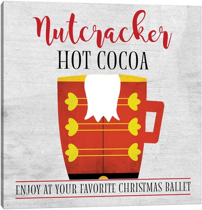 Nutcracker Hot Cocoa Canvas Art Print