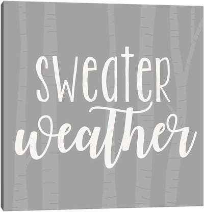 Sweater Weather Canvas Art Print