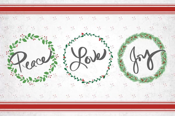 Christmas Signs & Sentiments: Holly Wreath Trio by Anna Quach