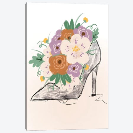 Floral Bloom Heel Canvas Print #ANQ62} by Anna Quach Canvas Print