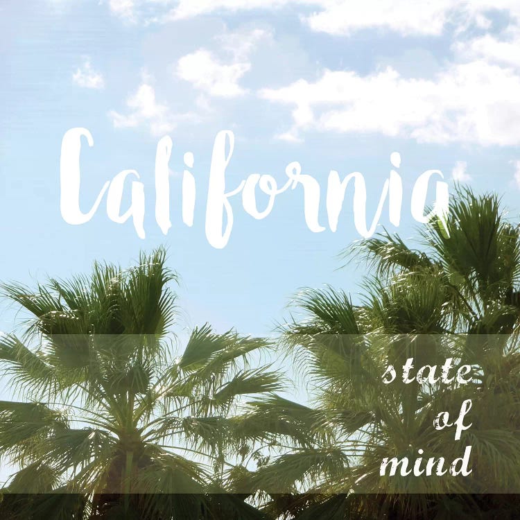 Cali Life by Anna Quach wall art