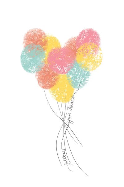 Anna Quach: Follow Your Heart Balloons by Anna Quach