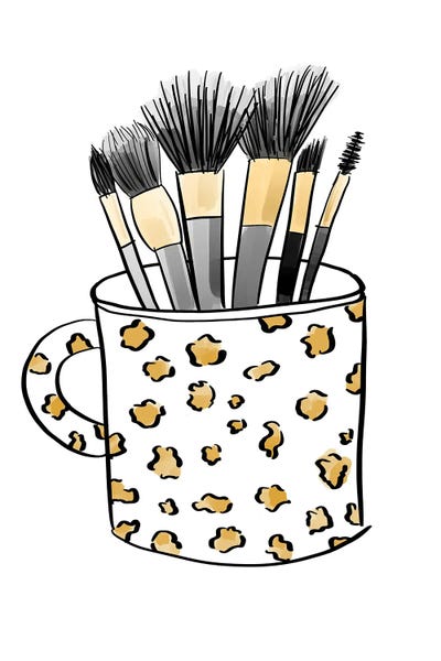 Anna Quach: Animal Print Mug I by Anna Quach