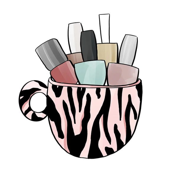 Make-Up: Animal Print Mug II by Anna Quach