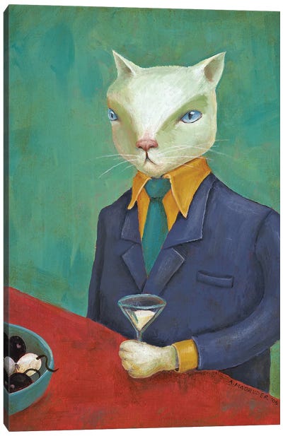 Milk Martini Canvas Art Print - Nothing To See Here...
