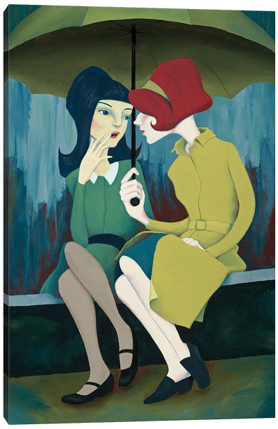 Gossip Like Wildfire Canvas Art Print - Anna Magruder