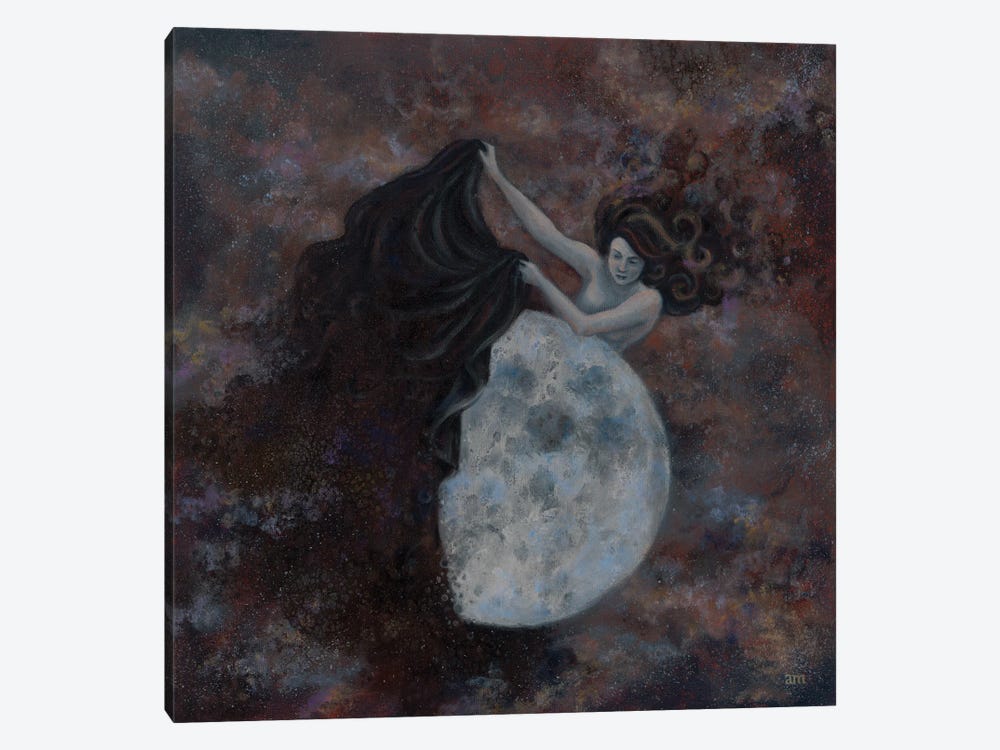 Moon Revealed by Anna Magruder 1-piece Canvas Art Print