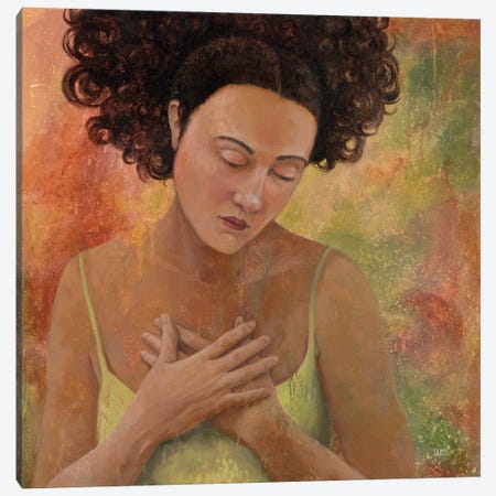 Self Love Canvas Print #ANU44} by Anna Magruder Canvas Artwork