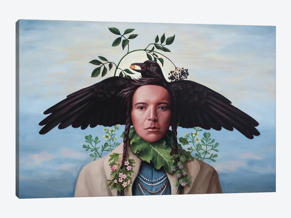 Crow Boy by Anna Magruder 1-piece Canvas Art