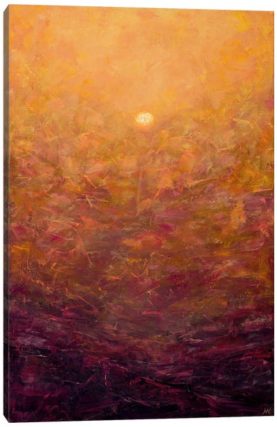 Sandstorm Sunset Canvas Art Print - Anne-Marie Verdel