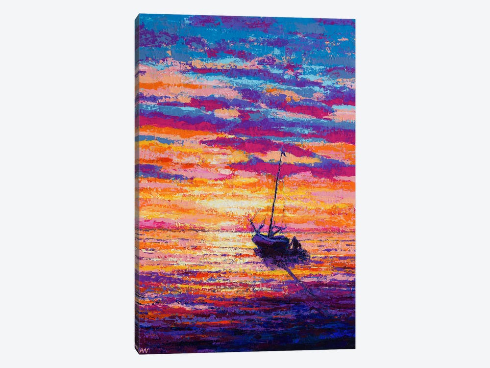 Sunset Sail by Anne-Marie Verdel 1-piece Art Print