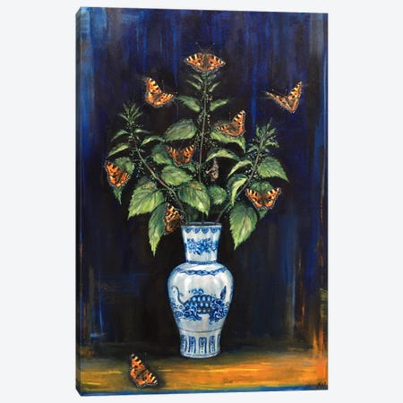 The Journey Of The Small Tortoiseshell Canvas Print #ANV45} by Anne-Marie Verdel Canvas Print